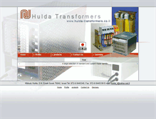 Tablet Screenshot of hulda-transformers.co.il
